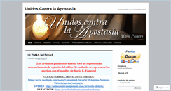 Desktop Screenshot of contralaapostasia.com